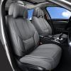 imageCoverado Car Seat Covers Full Set Seat Covers for Cars Black Car Seat Cover Car Seat Protector Waterproof Nappa Leather Car Seat Cushion Car Seat Covers Front Seats and Back Fit for Most CarsGrayPillow