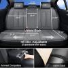 imageCoverado Car Seat Covers Full Set Seat Covers for Cars Black Car Seat Cover Car Seat Protector Waterproof Nappa Leather Car Seat Cushion Car Seat Covers Front Seats and Back Fit for Most CarsGray
