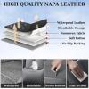 imageCoverado Car Seat Covers Full Set Seat Covers for Cars Black Car Seat Cover Car Seat Protector Waterproof Nappa Leather Car Seat Cushion Car Seat Covers Front Seats and Back Fit for Most CarsGrayPillow