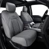imageCoverado Car Seat Covers Fullset Leather Car Seat Covers for Dodge RAM 1500 Compatible with 20102023 2500 3500 Dodge RAM Accessories Automotive Seat Covers Protector GrayGray