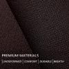imageCoverado Car Seat Covers Fullset Leather Car Seat Covers for Dodge RAM 1500 Compatible with 20102023 2500 3500 Dodge RAM Accessories Automotive Seat Covers Protector Graybrownfront