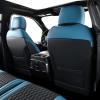 imageCoverado Car Seat Covers Fullset Leather Car Seat Covers for Dodge RAM 1500 Compatible with 20102023 2500 3500 Dodge RAM Accessories Automotive Seat Covers Protector GrayBlue