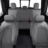 imageCoverado Car Seat Covers Fullset Leather Car Seat Covers for Dodge RAM 1500 Compatible with 20102023 2500 3500 Dodge RAM Accessories Automotive Seat Covers Protector GrayGray