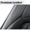 imageCoverado Car Seat Covers Fullset Leather Car Seat Covers for Dodge RAM 1500 Compatible with 20102023 2500 3500 Dodge RAM Accessories Automotive Seat Covers Protector GrayBlack