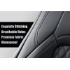 imageCoverado F150 Seat Cover Full Set Black Car Seat Covers Waterproof Faux Leather Full Coverage Protector Pickup Truck Car Seat Cushion Cover Fit for 20152024 Ford F150 20172024 F250 F350 F450 C