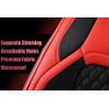 imageCoverado Ford F250 Seat Covers Front Ford F150 Accessories Red Car Seat Cover for Ford F150 20152025 20172025 Ford F250 F350 F450 Regular SuperCab SuperCrew Crew Cab with Full Coverage LeatherRed