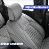 imageCoverado Ford Seat Covers for Cars Front Gray Car Seat Covers F150 Accessories Truck Seat Covers for Ford F150 20152024 ampamp 2017 2018 2019 2020 2021 2022 2023 2024 F250 F350 F450 Seat Covers All Cab