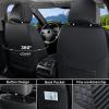 imageCoverado Front Seat Covers Leather Car Seat Covers Black Seat Covers for Cars Car Seat Protector Cushions Universal Fit for Most Cars ampamp SUV TrucksRedBlackleather