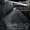 imageCoverado Front Seat Covers Leather Car Seat Covers Black Seat Covers for Cars Car Seat Protector Cushions Universal Fit for Most Cars ampamp SUV TrucksRedBlackleather