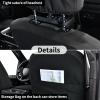 imageCoverado Front Seat Covers Waterproof Canvas Seat Protector for Car Seat Cushions for Kids ampamp Dogs Compatible with 20152025 Ford F150 ampamp 20172025 Ford F250 F350 F450Black 2PCS