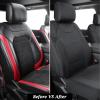 imageCoverado Front Seat Covers Waterproof Oxford Seat Protector for Car Seat Cushions for Kids ampamp Dogs Compatible with 20152025 Ford F150 ampamp 20172025 Ford F250 F350 F450 Black 2PCSBlack