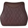 imageCoverado Leather Lumbar Support for Car Seat Driver Car Seat Massager for Vehicle Car Seat Cushions for Driving Back Pain Relief Car Massage Seat for Vehicle Lower Back Support for Car Brown