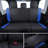 imageCoverado Seat Covers 4Door Fullset for Jeep Wrangler JK JL Waterproof Car Seat Covers for Truck Automotive Seat Covers Custom Fit for 20072024 Jeep WranglerBlue
