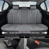 imageCoverado Seat Covers Car Seat Covers Full Set Black Car Seat Cover Car Seat Covers Front Seats Back Seat Cover Waterproof Car Seat CushionLeather Seat Cover Seat Protector Universal Fit Most CarsGray