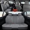 imageCoverado Seat Covers Car Seat Covers Full Set Black Car Seat Cover Car Seat Covers Front Seats Back Seat Cover Waterproof Car Seat CushionLeather Seat Cover Seat Protector Universal Fit Most CarsGray
