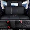 imageCoverado Seat Covers Full set for Jeep Wrangler Waterproof Car Seat Covers for Truck Automotive Seat Covers Custom Fit for 20132017 Jeep Wrangler JK 2Door Full Coverage Wrangler Seat CoversBlack