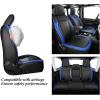 imageCoverado Seat Covers Fullset for Jeep Wrangler Waterproof Car Seat Covers for Truck Automotive Seat Covers Custom Fit for 20182024 Jeep Wrangler JL 4Door with Rear Cupholder OnlyBlue