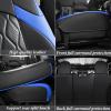 imageCoverado Seat Covers for Jeep Wrangler JK JL Leather Front Seat Covers for Truck Automotive Wrangler Seat Covers Custom Fit for 20072024 Jeep Wrangler 2Door4DoorBlackBlue