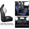 imageCoverado Seat Covers for Jeep Wrangler JK JL Leather Front Seat Covers for Truck Automotive Wrangler Seat Covers Custom Fit for 20072024 Jeep Wrangler 2Door4DoorBlackBlue