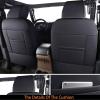 imageCoverado Seat Covers for Jeep Wrangler JK JL Leather Front Seat Covers for Truck Automotive Wrangler Seat Covers Custom Fit for 20072024 Jeep Wrangler 2Door4DoorBlackBlue