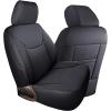 imageCoverado Seat Covers for Jeep Wrangler JK JL Leather Front Seat Covers for Truck Automotive Wrangler Seat Covers Custom Fit for 20072024 Jeep Wrangler 2Door4DoorBlackBlack