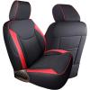 imageCoverado Seat Covers for Jeep Wrangler JK JL Leather Front Seat Covers for Truck Automotive Wrangler Seat Covers Custom Fit for 20072024 Jeep Wrangler 2Door4DoorBlackRed