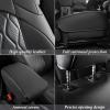 imageCoverado Seat Covers for Jeep Wrangler JK JL Leather Front Seat Covers for Truck Automotive Wrangler Seat Covers Custom Fit for 20072024 Jeep Wrangler 2Door4DoorBlackBlack