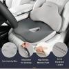 imageCoverado Seat Cushion and Lumbar Support Pillow for Car Office Chair Ergonomic Memory Foam Desk Chair Cushion Back Support Pillow Sciatica ampamp Back ampamp Tailbone Pain Relief CushionBlackampampGray