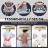 imageCoverado Seat Cushion and Lumbar Support Pillow for Car Office Chair Ergonomic Memory Foam Desk Chair Cushion Back Support Pillow Sciatica ampamp Back ampamp Tailbone Pain Relief CushionBlackampampGray