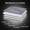 imageCoverado Tundra Seat Covers Full Set Leather Car Seat Covers for Trucks Automotive Seat Covers Protector Custom Fit 20072021 Toyota TundraRedGray