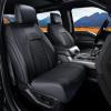 imageCoverado Seat Covers Full set for Jeep Wrangler Waterproof Car Seat Covers for Truck Automotive Seat Covers Custom Fit for 20132017 Jeep Wrangler JK 2Door Full Coverage Wrangler Seat CoversBlack