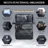 imageCoverado Backseat Car Organizer Nappa Leather Car Seat Organizer with Touch Screen Tablet Holder Foldable Food Tray Kick Mats Protector Multi Car Storage Accessories Garbage Bag Holder1 Pack2 Pack