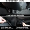 imageCoverado Backseat Car Organizer Nappa Leather Car Seat Organizer with Touch Screen Tablet Holder Foldable Food Tray Kick Mats Protector Multi Car Storage Accessories Garbage Bag Holder1 Pack2 Pack