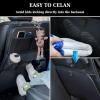 imageCoverado Backseat Car Organizer Nappa Leather Car Seat Organizer with Touch Screen Tablet Holder Foldable Food Tray Kick Mats Protector Multi Car Storage Accessories Garbage Bag Holder1 Pack2 Pack