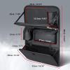 imageCoverado Backseat Car Organizer Nappa Leather Car Seat Organizer with Touch Screen Tablet Holder Foldable Food Tray Kick Mats Protector Multi Car Storage Accessories Garbage Bag Holder1 Pack2 Pack