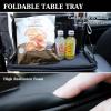 imageCoverado Backseat Car Organizer Nappa Leather Car Seat Organizer with Touch Screen Tablet Holder Foldable Food Tray Kick Mats Protector Multi Car Storage Accessories Garbage Bag Holder1 Pack2 Pack