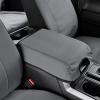 imageCoverado Rear Car Seat Covers Waterproof Canvas Seat Protector for Car Seat Cushions for Kids ampamp Dogs Seat Covers Compatible with 20152025 Ford F150 ampamp 20172025 Ford F250 F350 F450Black 2PCSGray