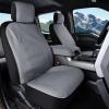 imageCoverado Rear Car Seat Covers Waterproof Canvas Seat Protector for Car Seat Cushions for Kids ampamp Dogs Seat Covers Compatible with 20152025 Ford F150 ampamp 20172025 Ford F250 F350 F450Black 2PCSGray