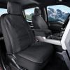imageCoverado Rear Car Seat Covers Waterproof Canvas Seat Protector for Car Seat Cushions for Kids ampamp Dogs Seat Covers Compatible with 20152025 Ford F150 ampamp 20172025 Ford F250 F350 F450Black 2PCSBlack