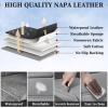 imageCoverado Car Seat Covers Front Covers for Cars Car Seat Cover Front Seats Car Seat Protector Waterproof Leather Car Seat Cushion Universal Interior Covers Seat Protectors for Most Cars BeigeGray