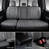 imageCoverado Fullset Car Seat CoversLeather Ford F150 Seat Covers Fit for 20152025 F150 and 20172025 F250 F350 F450 Super Duty Crew Cab XL XLT Lariat King Ranch Platinum BlackGray