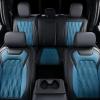 imageCoverado Fullset Car Seat CoversLeather Ford F150 Seat Covers Fit for 20152025 F150 and 20172025 F250 F350 F450 Super Duty Crew Cab XL XLT Lariat King Ranch Platinum BlackBlackBlue