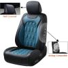 imageCoverado Fullset Car Seat CoversLeather Ford F150 Seat Covers Fit for 20152025 F150 and 20172025 F250 F350 F450 Super Duty Crew Cab XL XLT Lariat King Ranch Platinum BlackBlackBlue