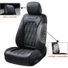 imageCoverado Fullset Car Seat CoversLeather Ford F150 Seat Covers Fit for 20152025 F150 and 20172025 F250 F350 F450 Super Duty Crew Cab XL XLT Lariat King Ranch Platinum BlackBlack