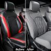 imageCoverado Fullset Car Seat CoversLeather Ford F150 Seat Covers Fit for 20152025 F150 and 20172025 F250 F350 F450 Super Duty Crew Cab XL XLT Lariat King Ranch Platinum BlackGray