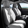 imageCoverado Pride Ride Car Seat Covers Full Set Rainbow Seat Covers for LGBTQ Leather Waterproof Universal Car Interior Covers Seat for Most Cars