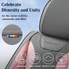 imageCoverado Pride Ride Car Seat Covers Full Set Rainbow Seat Covers for LGBTQ Leather Waterproof Universal Car Interior Covers Seat for Most CarsBlackPink