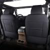 imageCoverado Seat Covers 4 Door for Jeep Wrangler 2PCS Leather Car Seat Cover for Jeep Wrangler Vehicle Accessories Custom Fit for 20182024 Jeep Wrangler Seat Covers 2Door4DoorBlueBlack