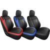 imageCoverado Seat Covers 4 Door for Jeep Wrangler 2PCS Leather Car Seat Cover for Jeep Wrangler Vehicle Accessories Custom Fit for 20182024 Jeep Wrangler Seat Covers 2Door4DoorBlueBlue