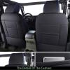 imageCoverado Seat Covers 4 Door for Jeep Wrangler 2PCS Leather Car Seat Cover for Jeep Wrangler Vehicle Accessories Custom Fit for 20182024 Jeep Wrangler Seat Covers 2Door4DoorBlueBlue
